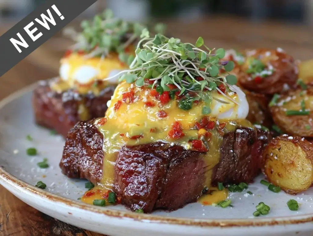 steak and eggs benedict - featured image