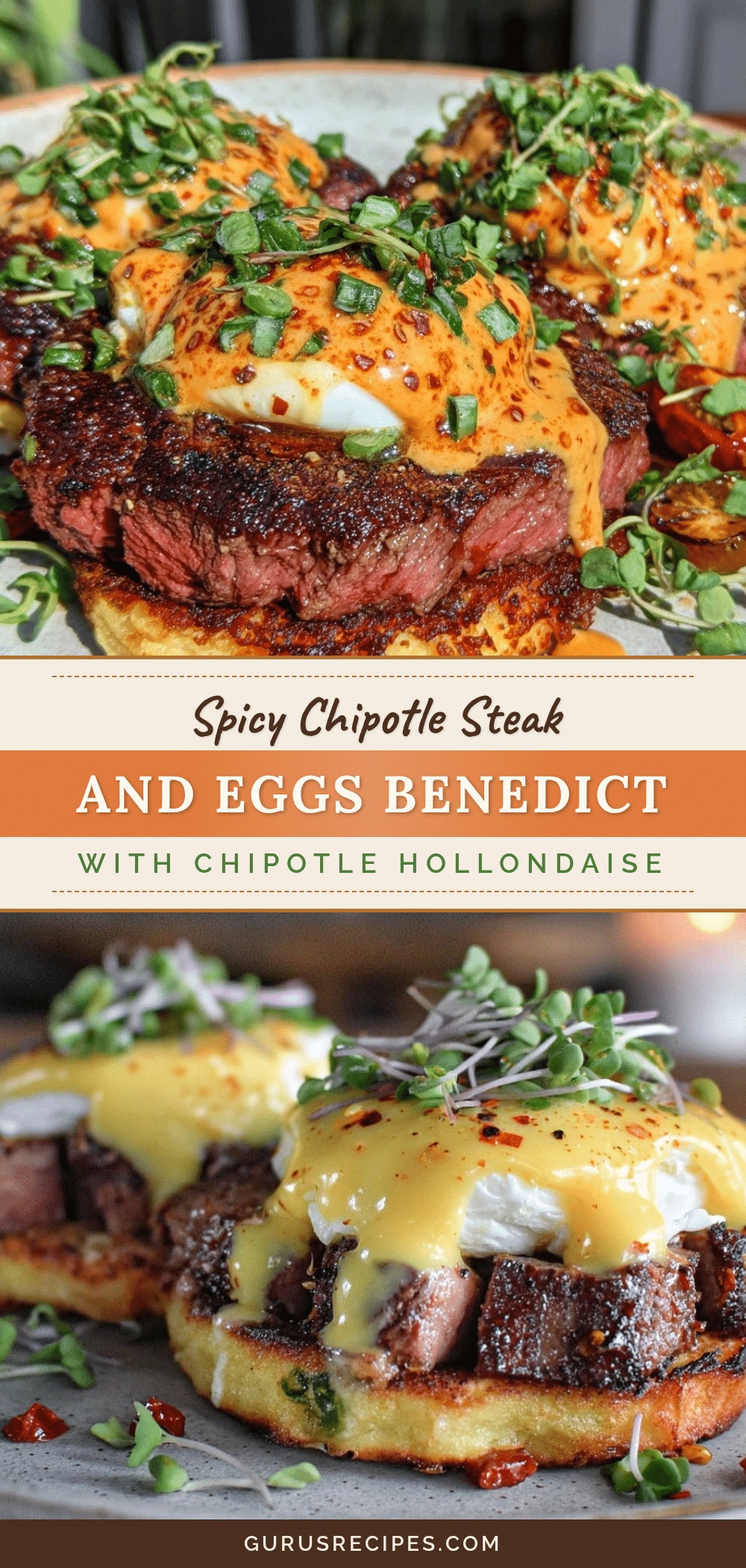 steak and eggs benedict recipe