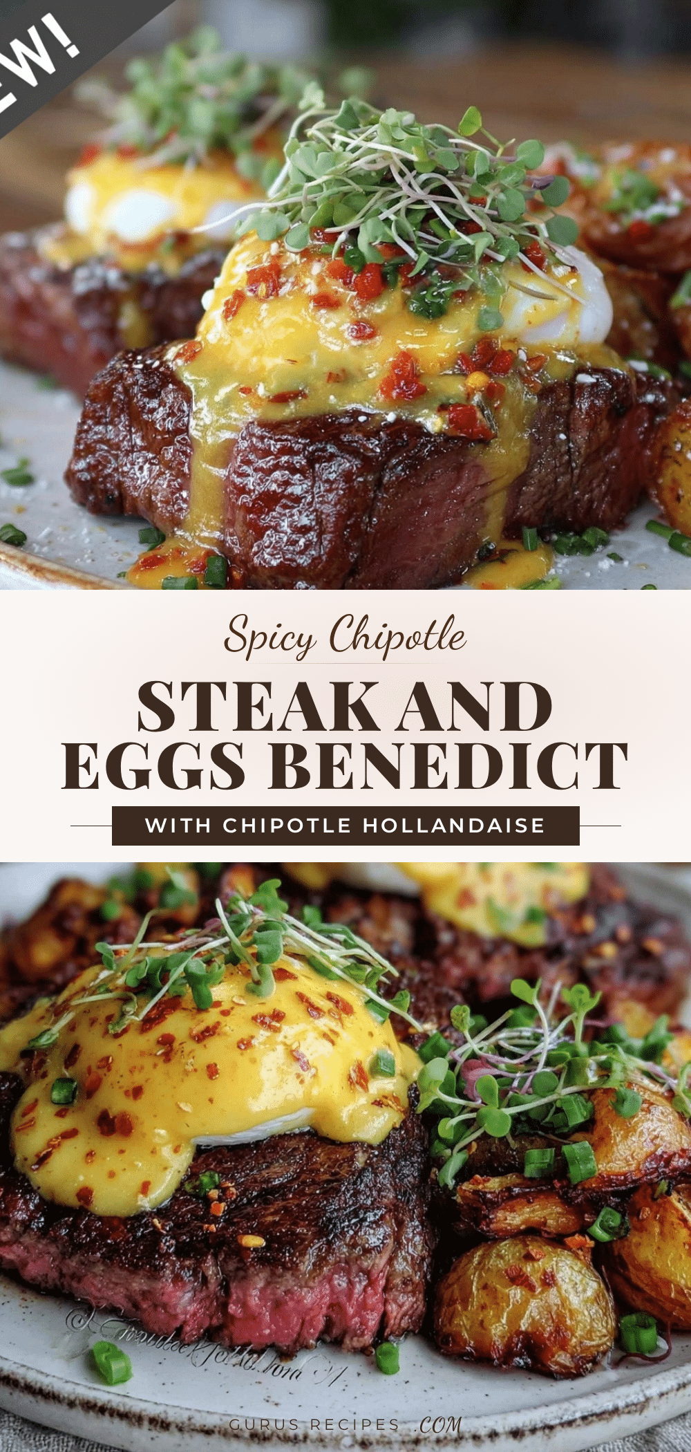 steak and eggs benedict recipe