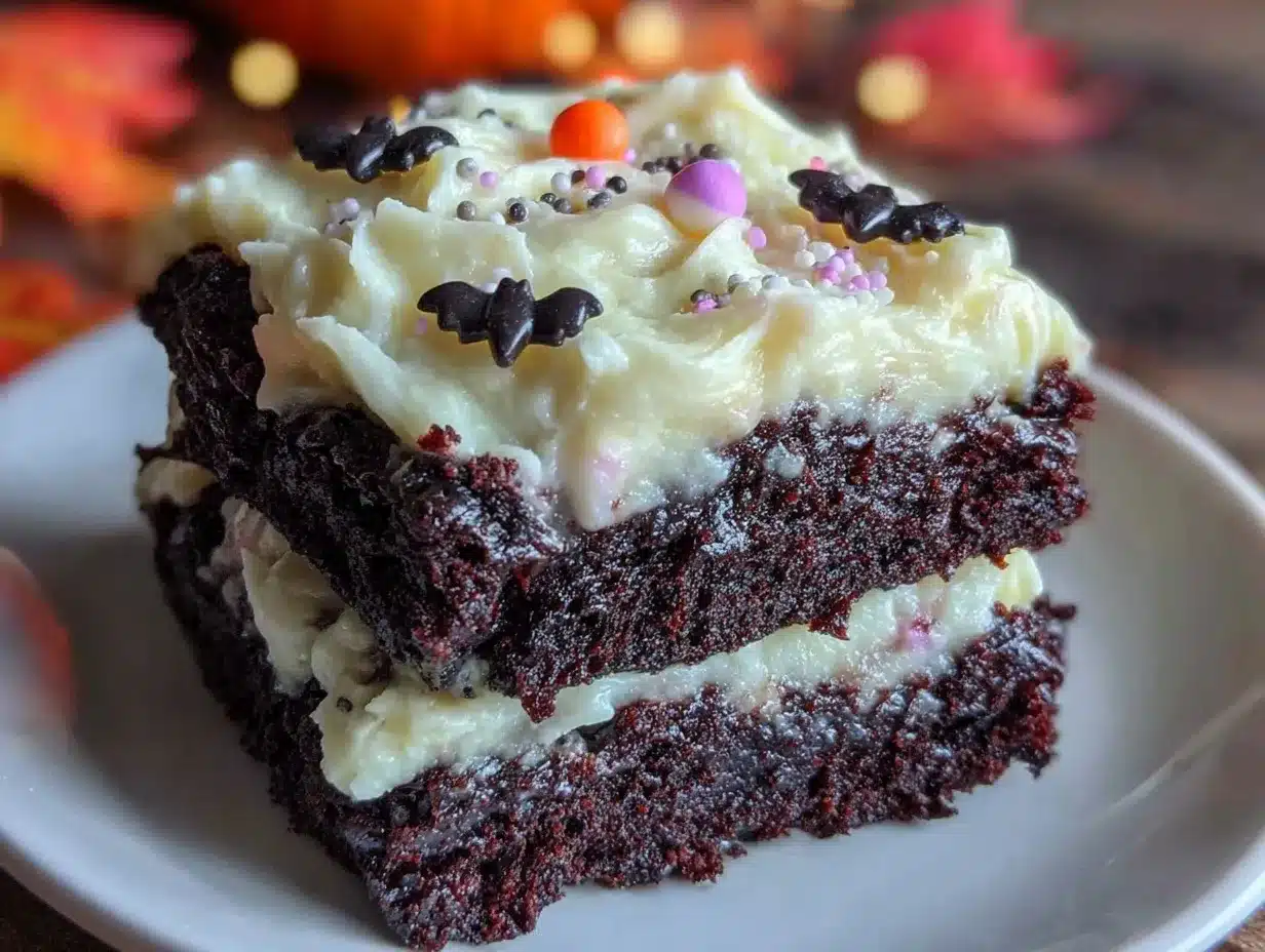 black velvet halloween cake preparation steps