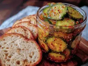 bread and butter refrigerator pickles - featured image