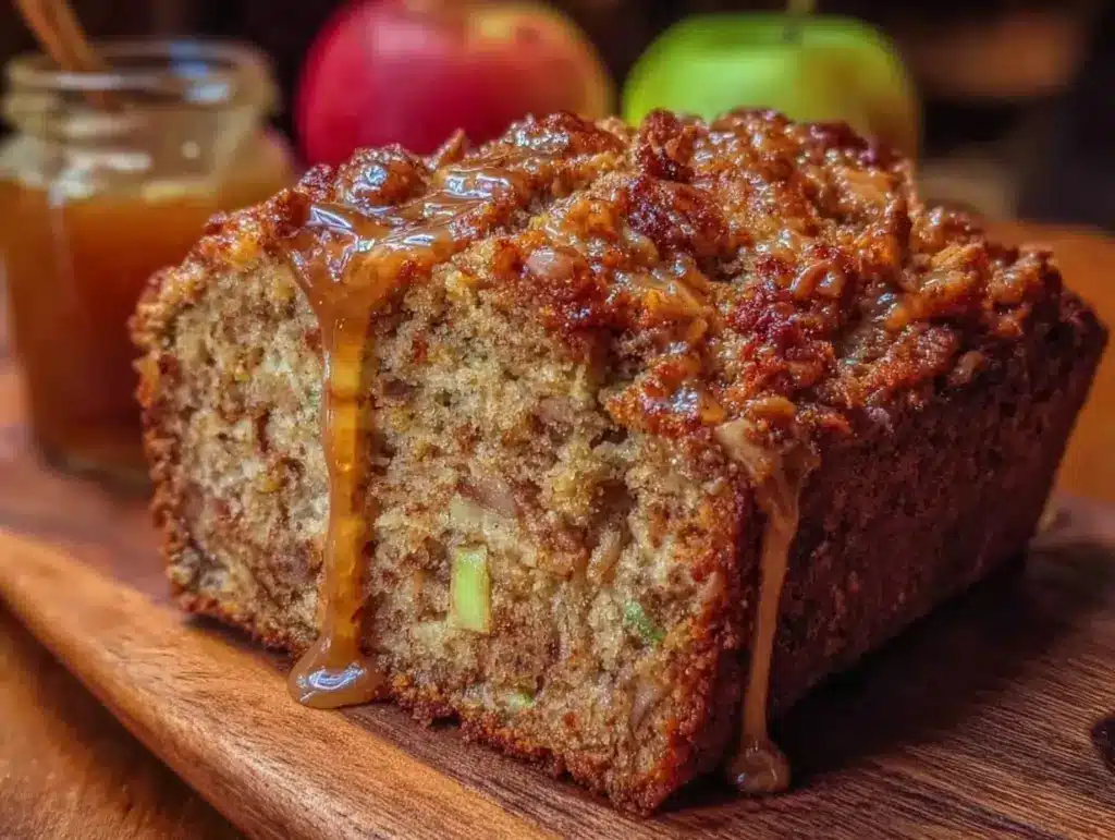 brown butter apple cinnamon zucchini bread - featured image
