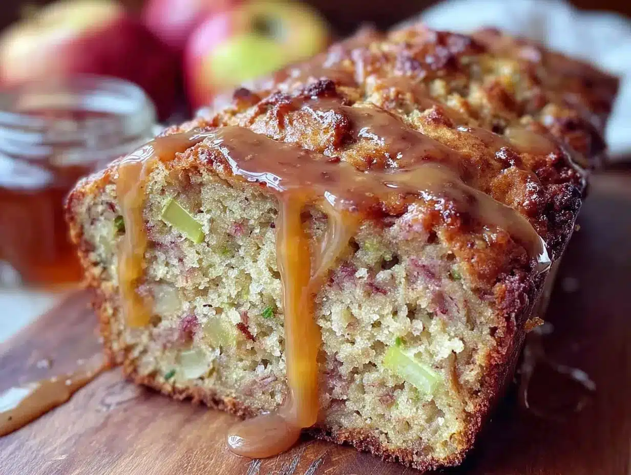 brown butter apple cinnamon zucchini bread preparation steps