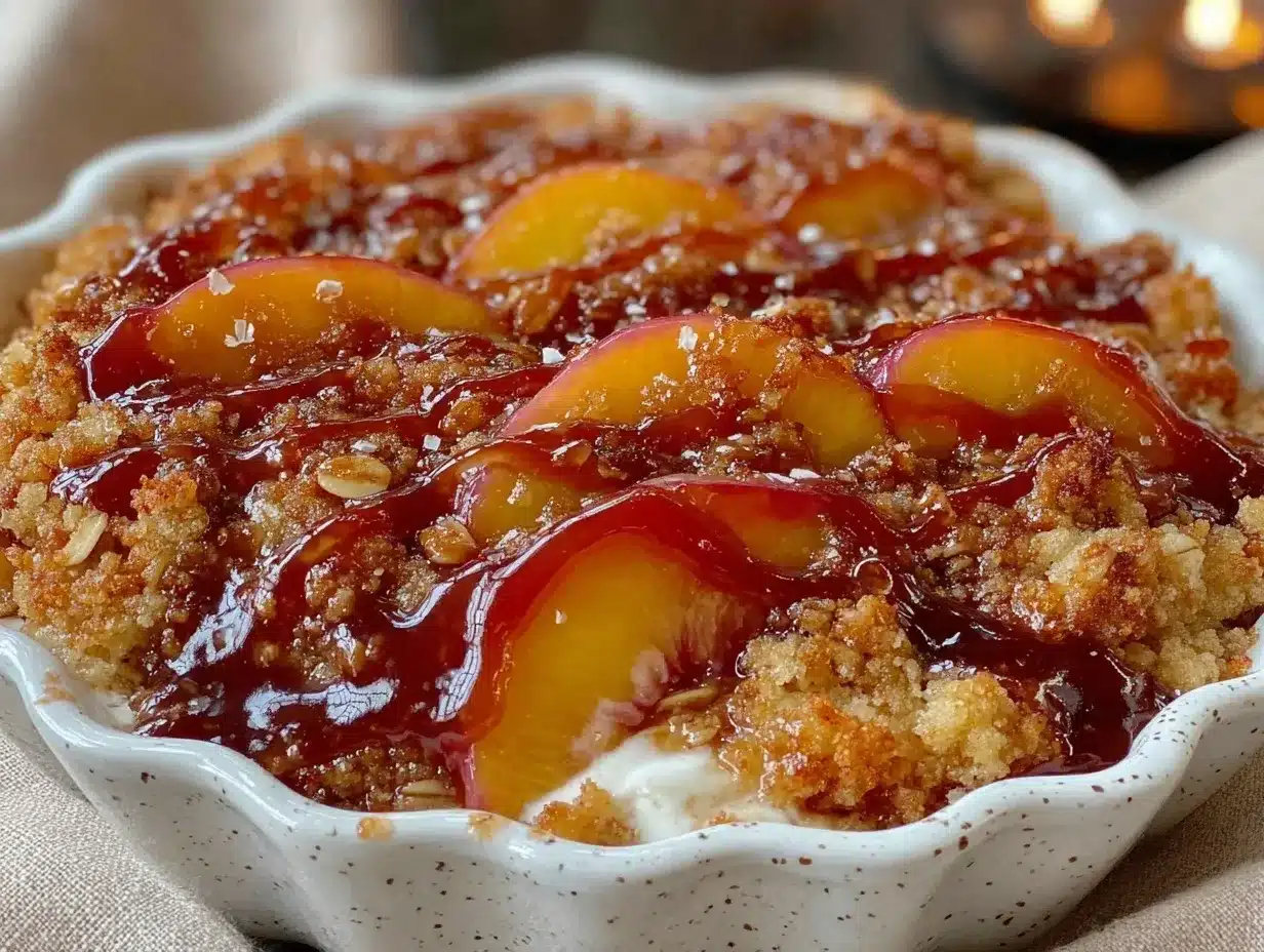 brown butter peach cobbler preparation steps