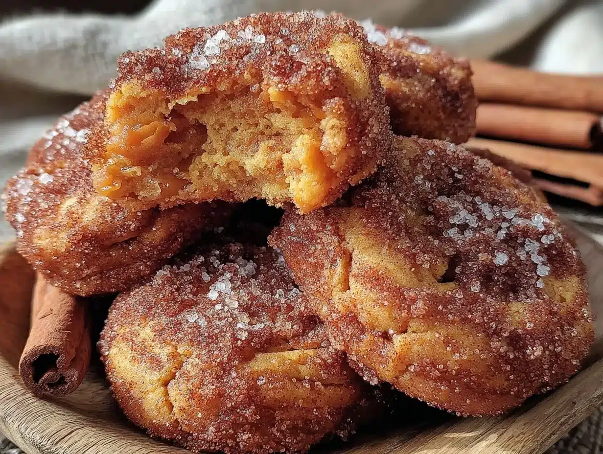 brown butter pumpkin snickerdoodle cookies preparation steps