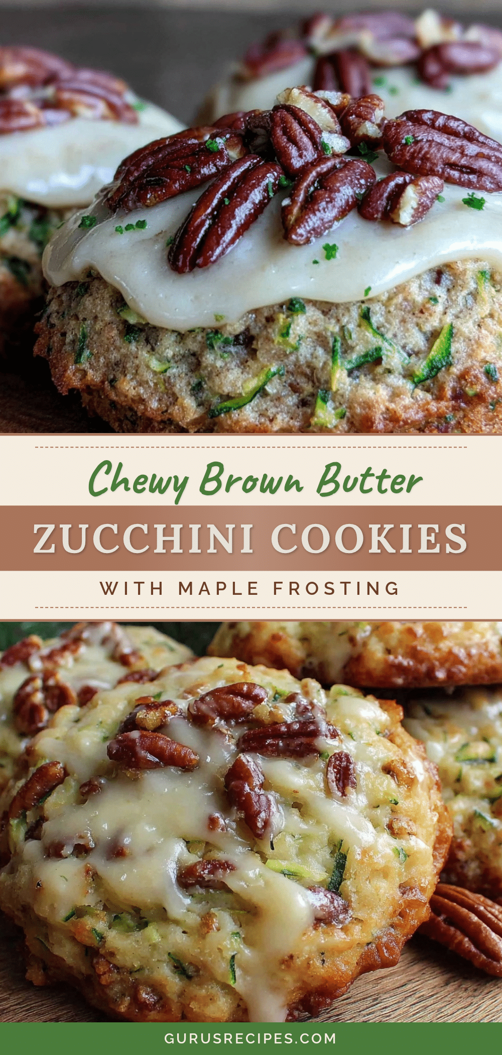 brown butter zucchini cookies recipe