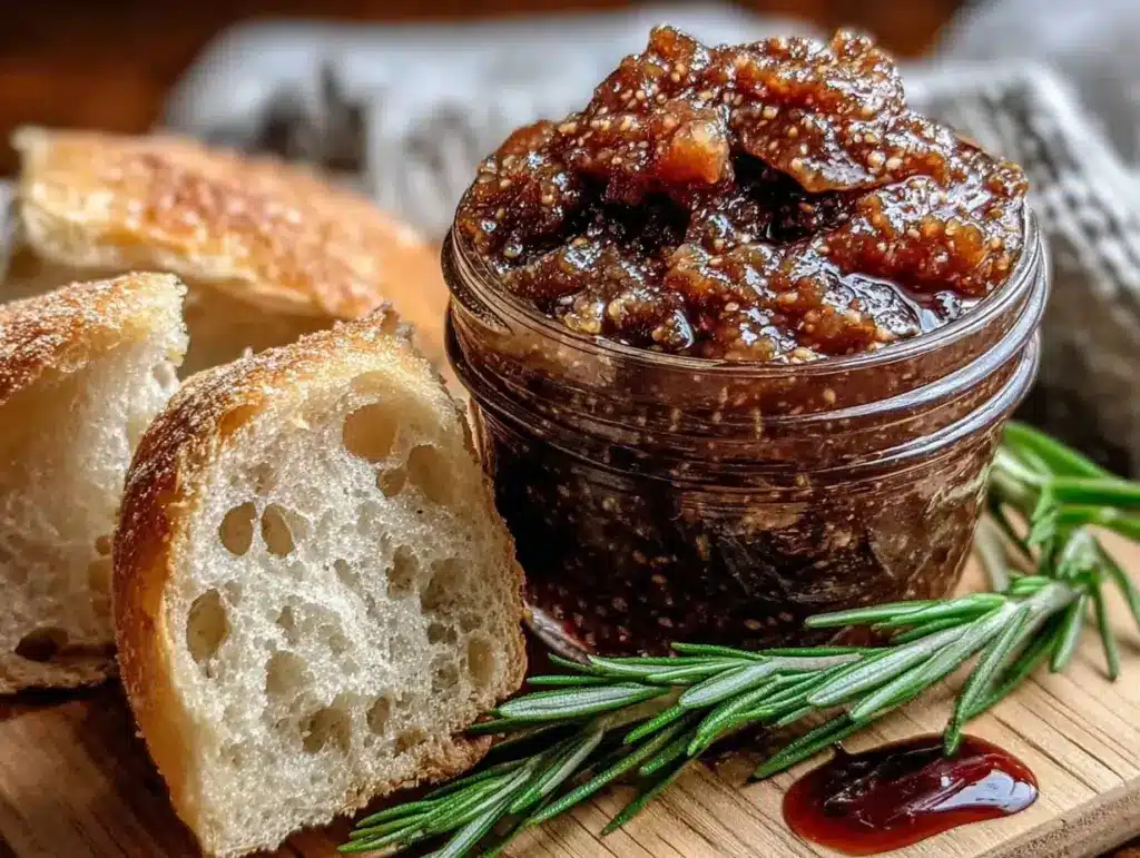 brown sugar fig jam - featured image