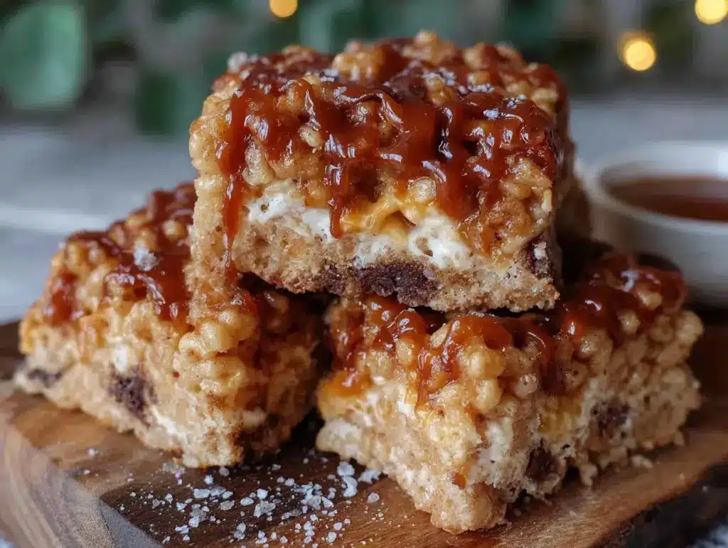 cozy rice krispie treats - featured image