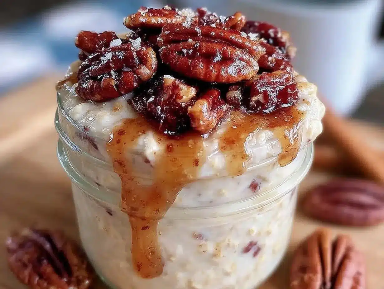 creamy apple cider overnight oats preparation steps