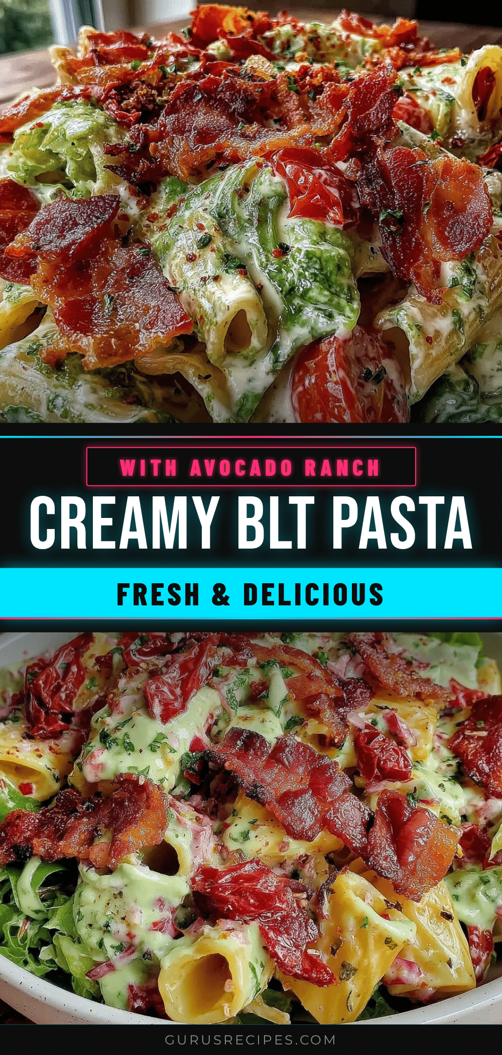 creamy blt pasta salad recipe