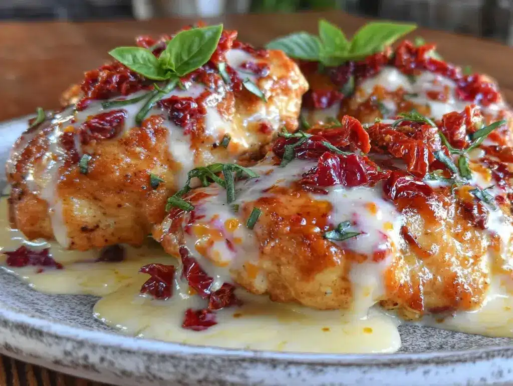 creamy marry me chicken - featured image