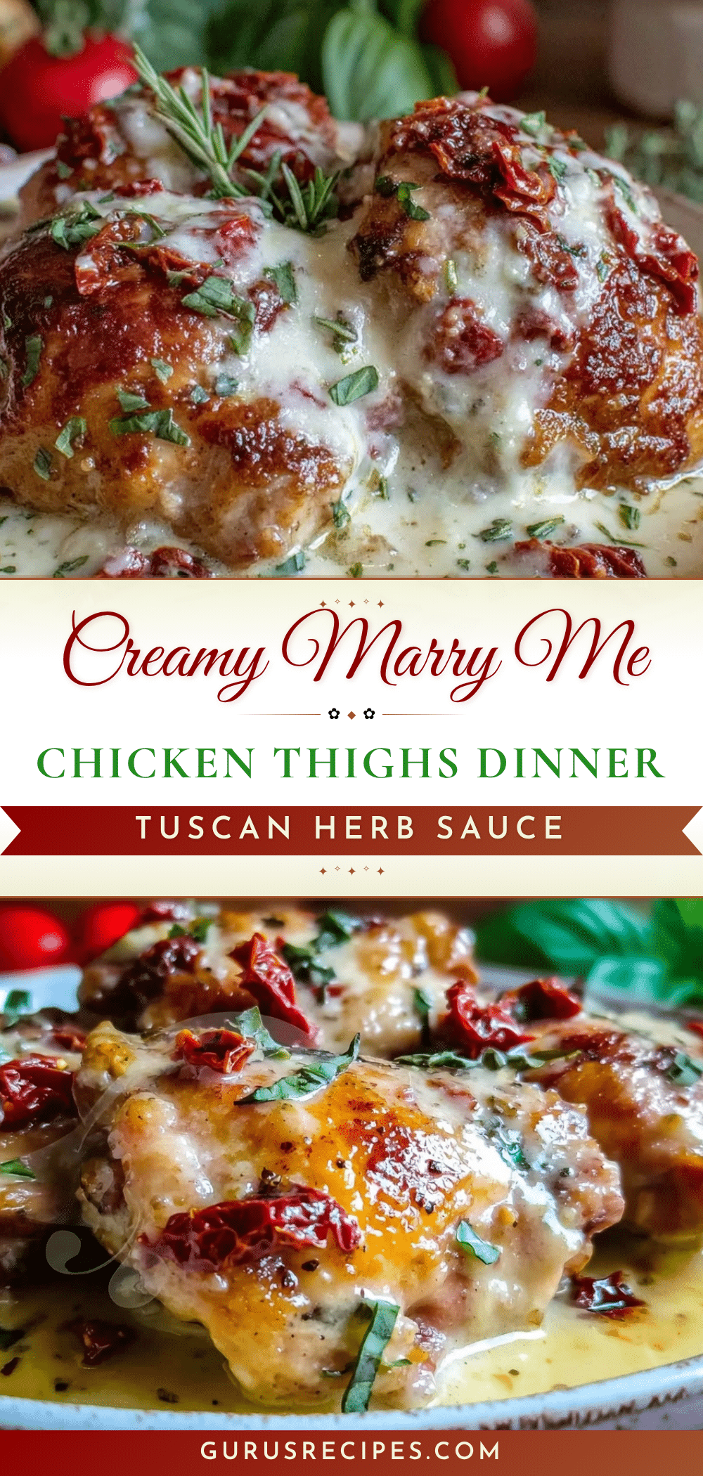 creamy marry me chicken thighs recipe