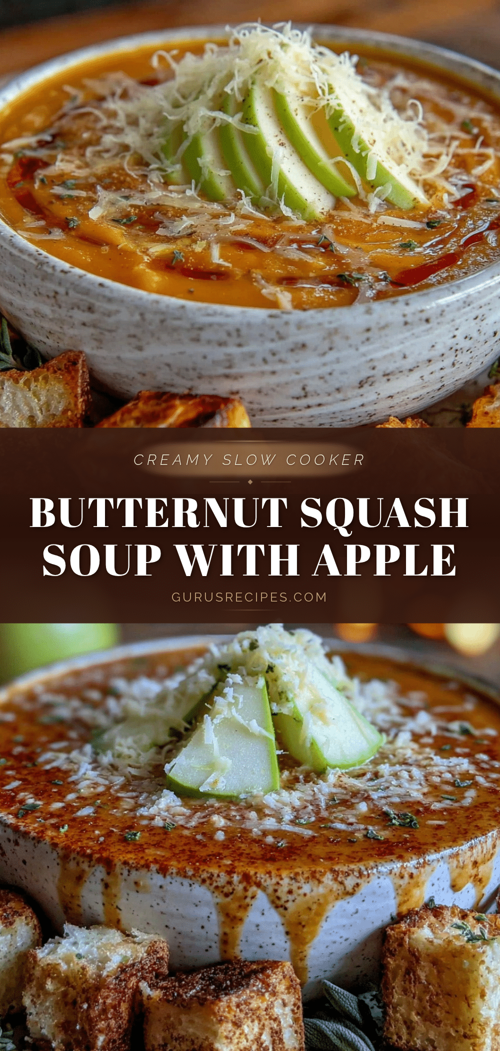 creamy slow cooker butternut squash soup recipe