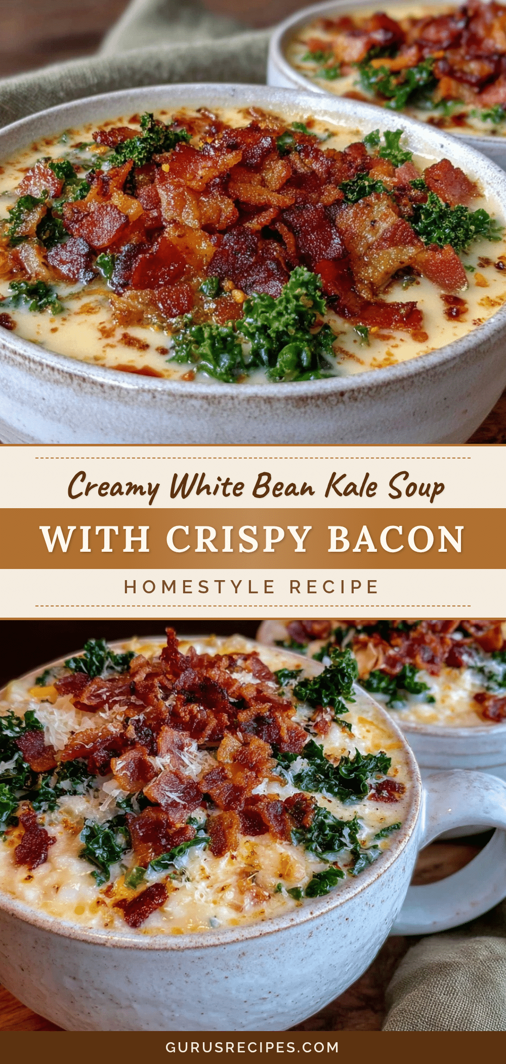 creamy white bean and kale soup recipe