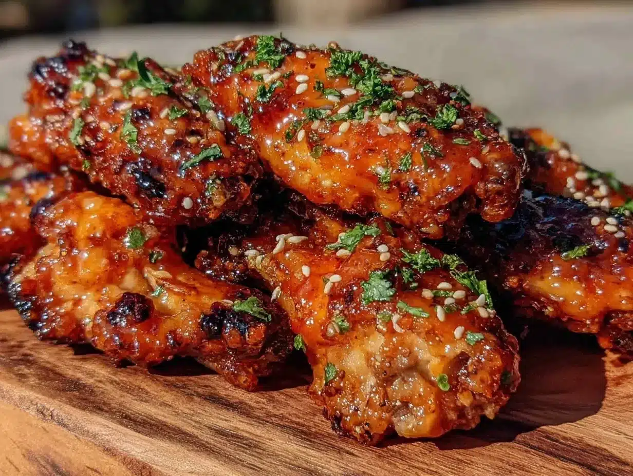 crispy air fryer chicken wings preparation steps