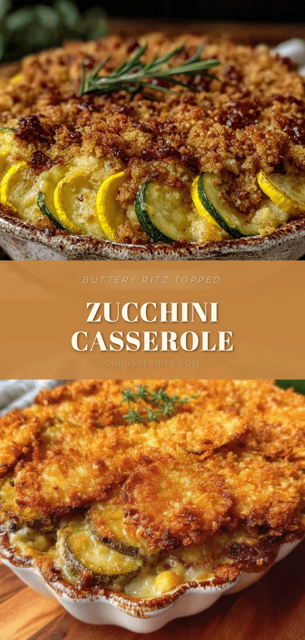 crispy garden zucchini and yellow squash casserole recipe