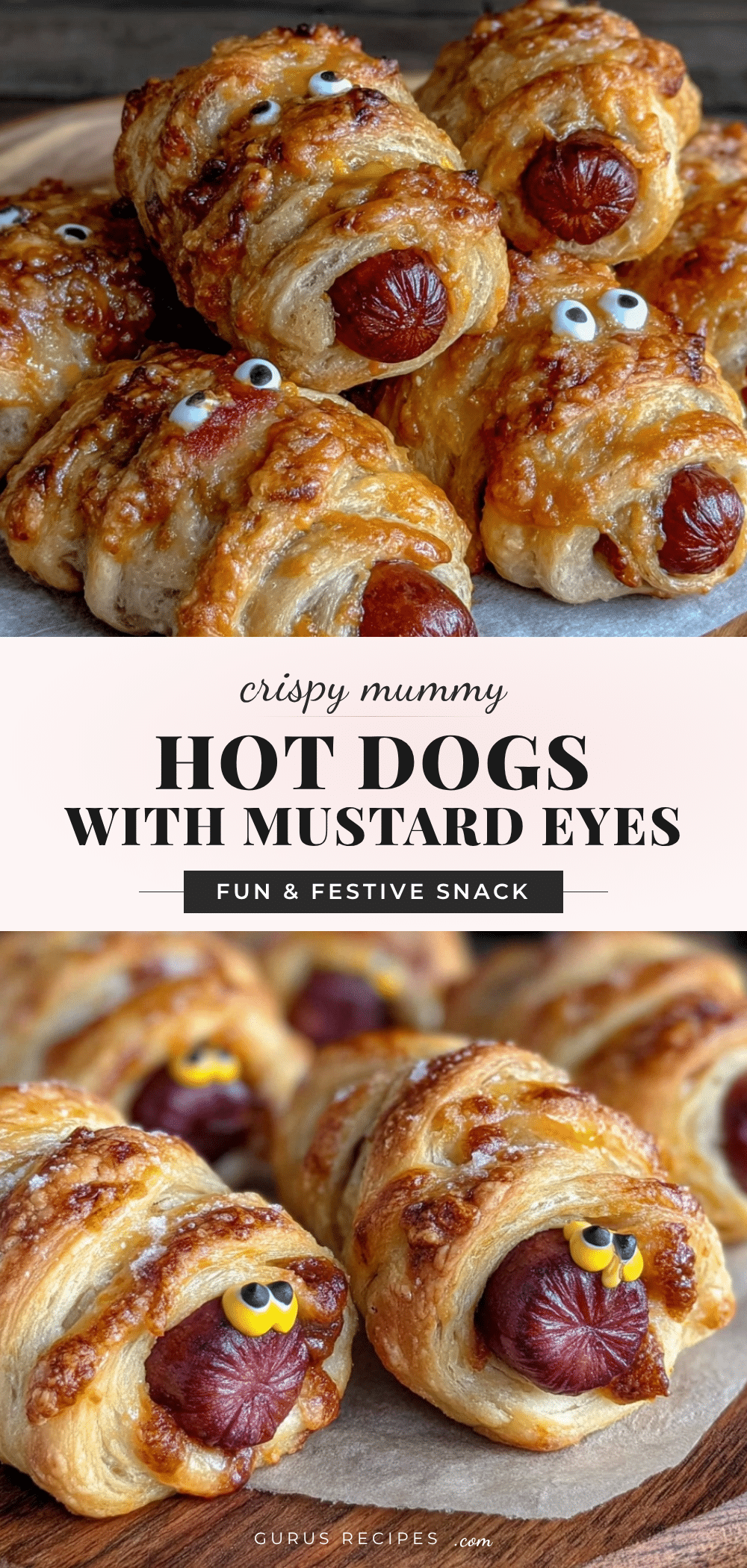 crispy mummy hot dogs recipe