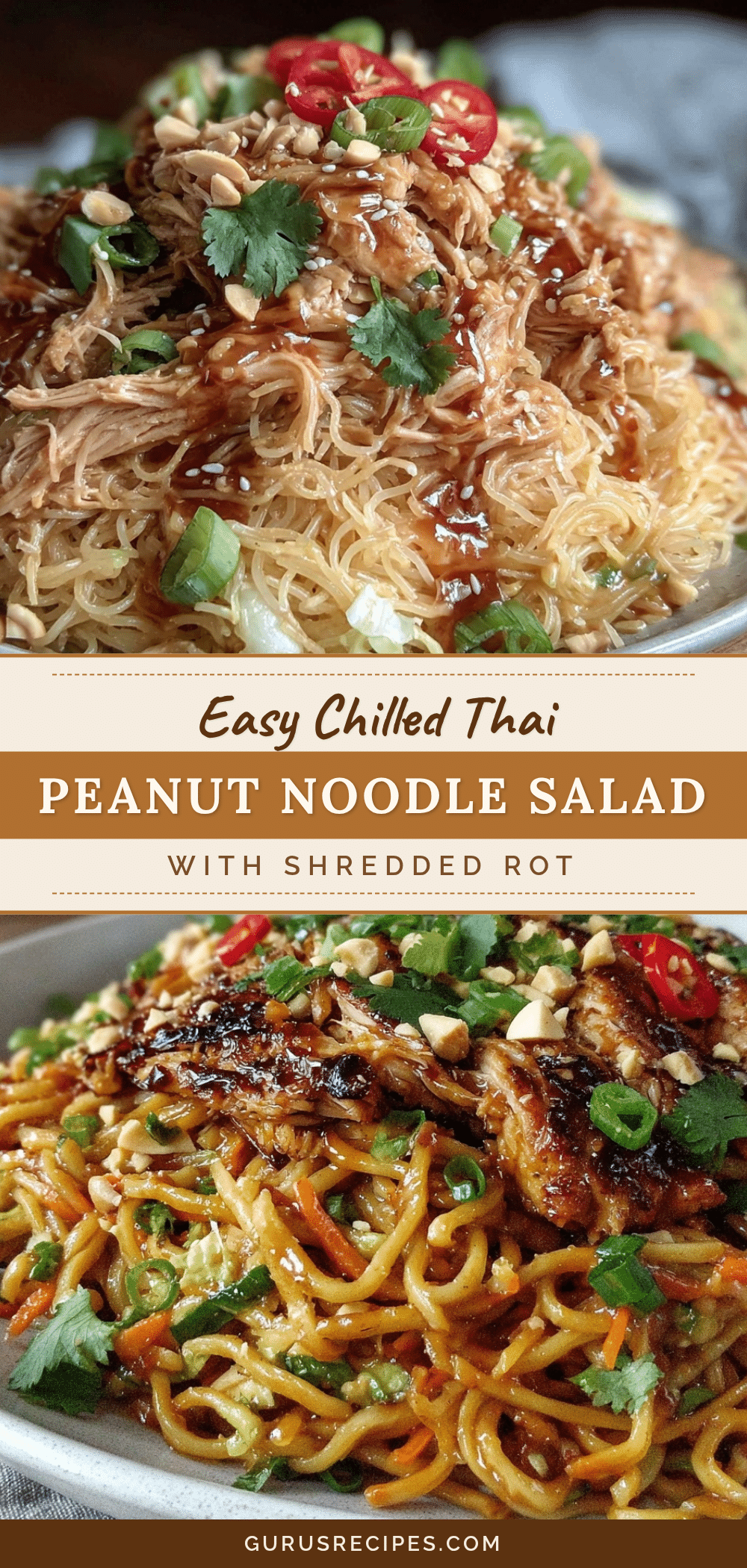 Easy Chilled Thai Peanut Noodle Salad recipe