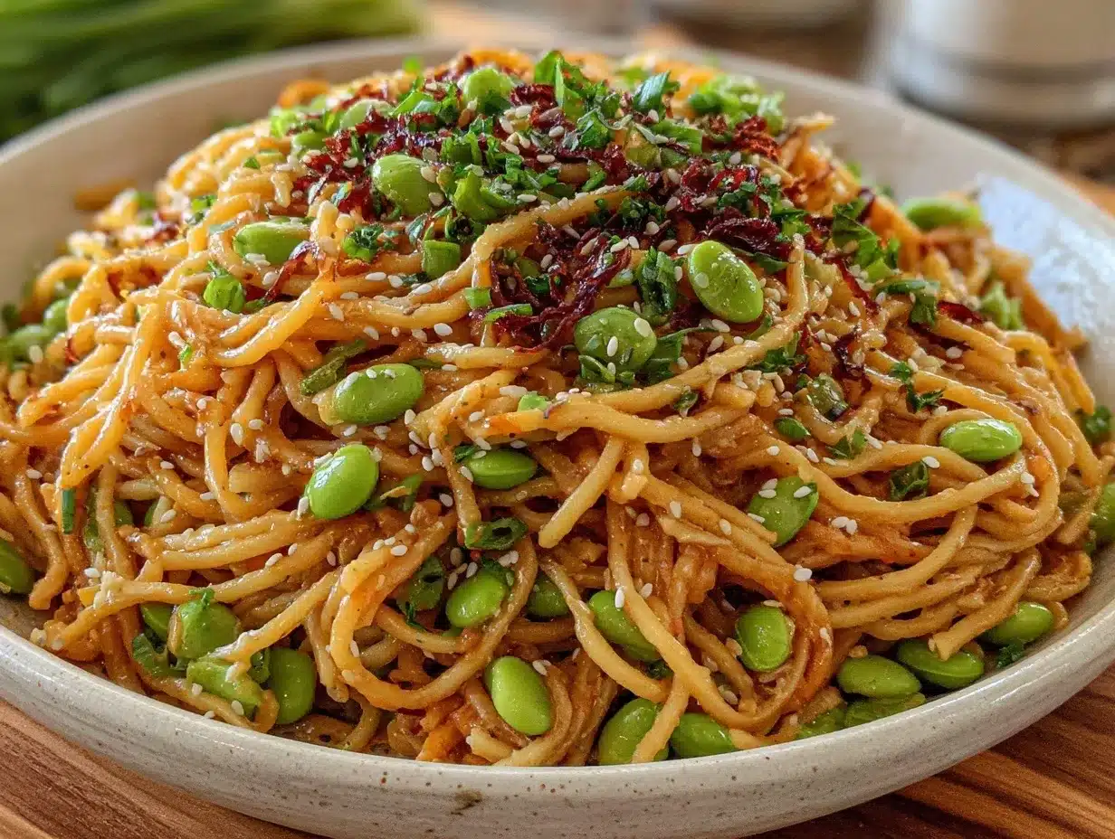 easy cold sesame noodles preparation steps