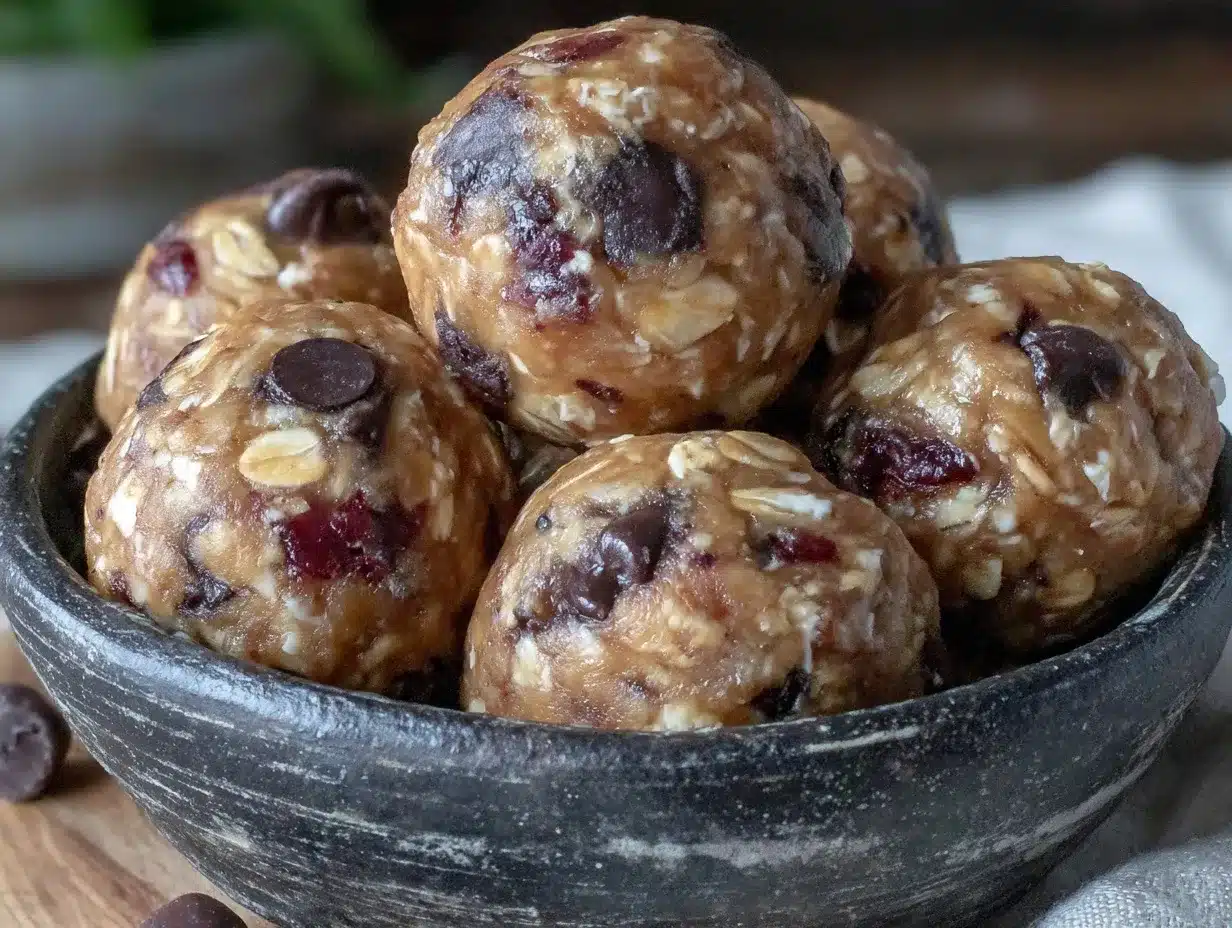 easy no-bake peanut butter energy balls preparation steps