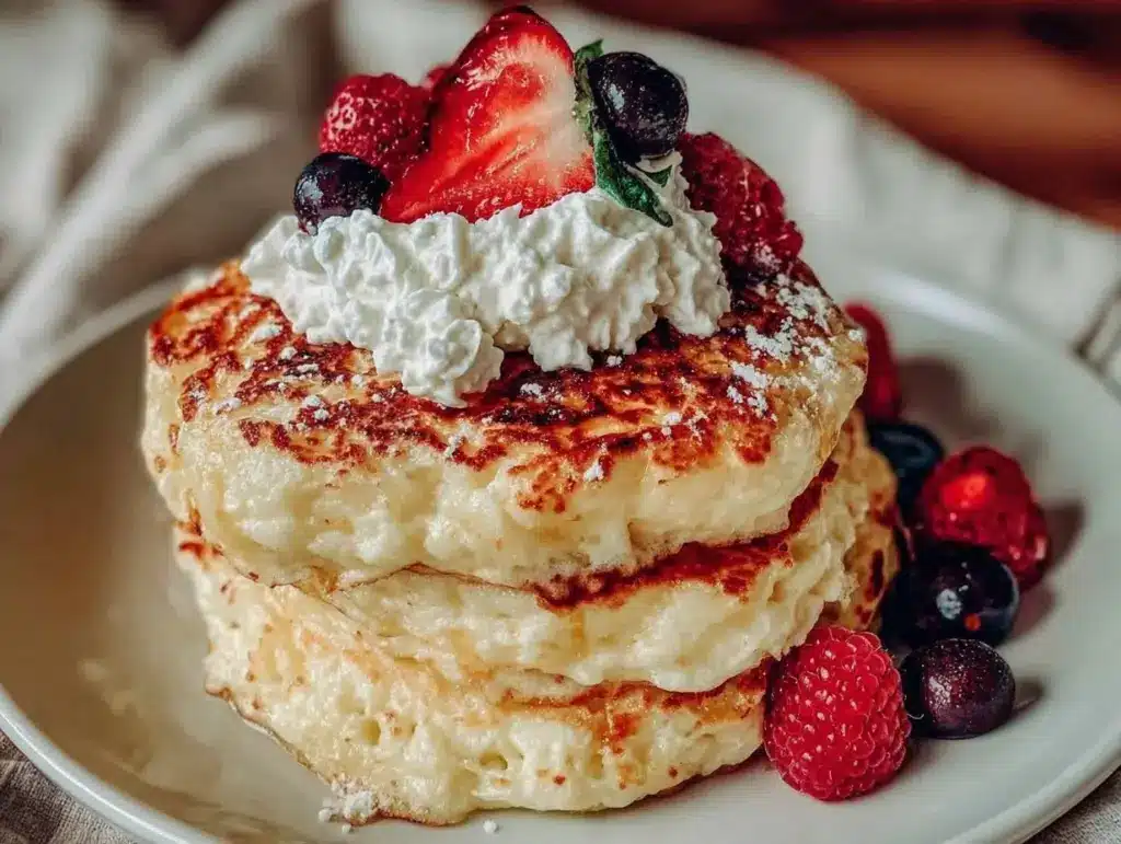 fluffy Japanese soufflé pancakes - featured image