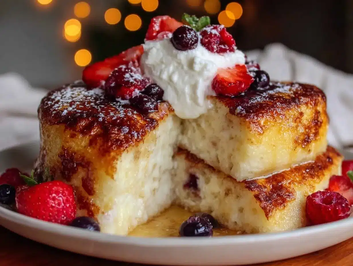 fluffy Japanese soufflé pancakes preparation steps