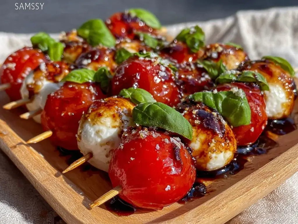 Fresh Mini Caprese Skewers - featured image