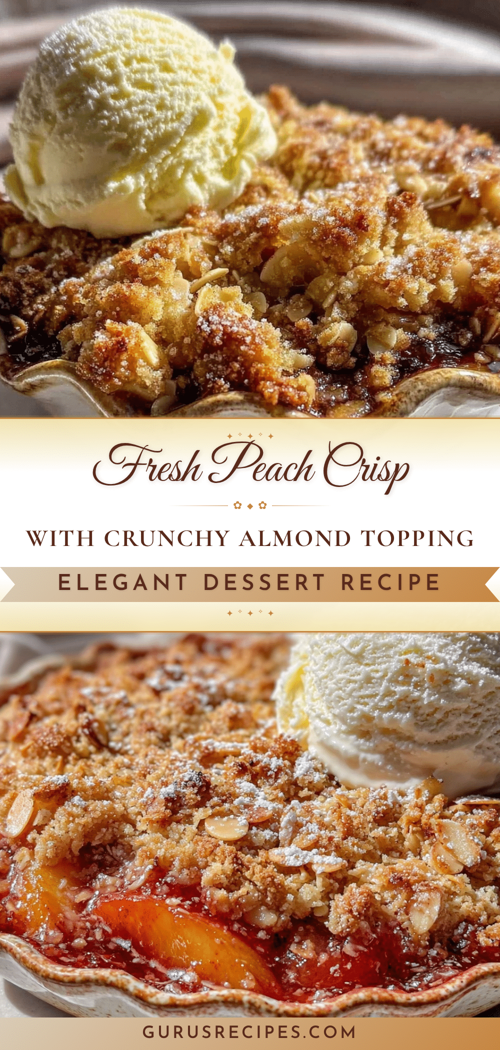 fresh peach crisp recipe