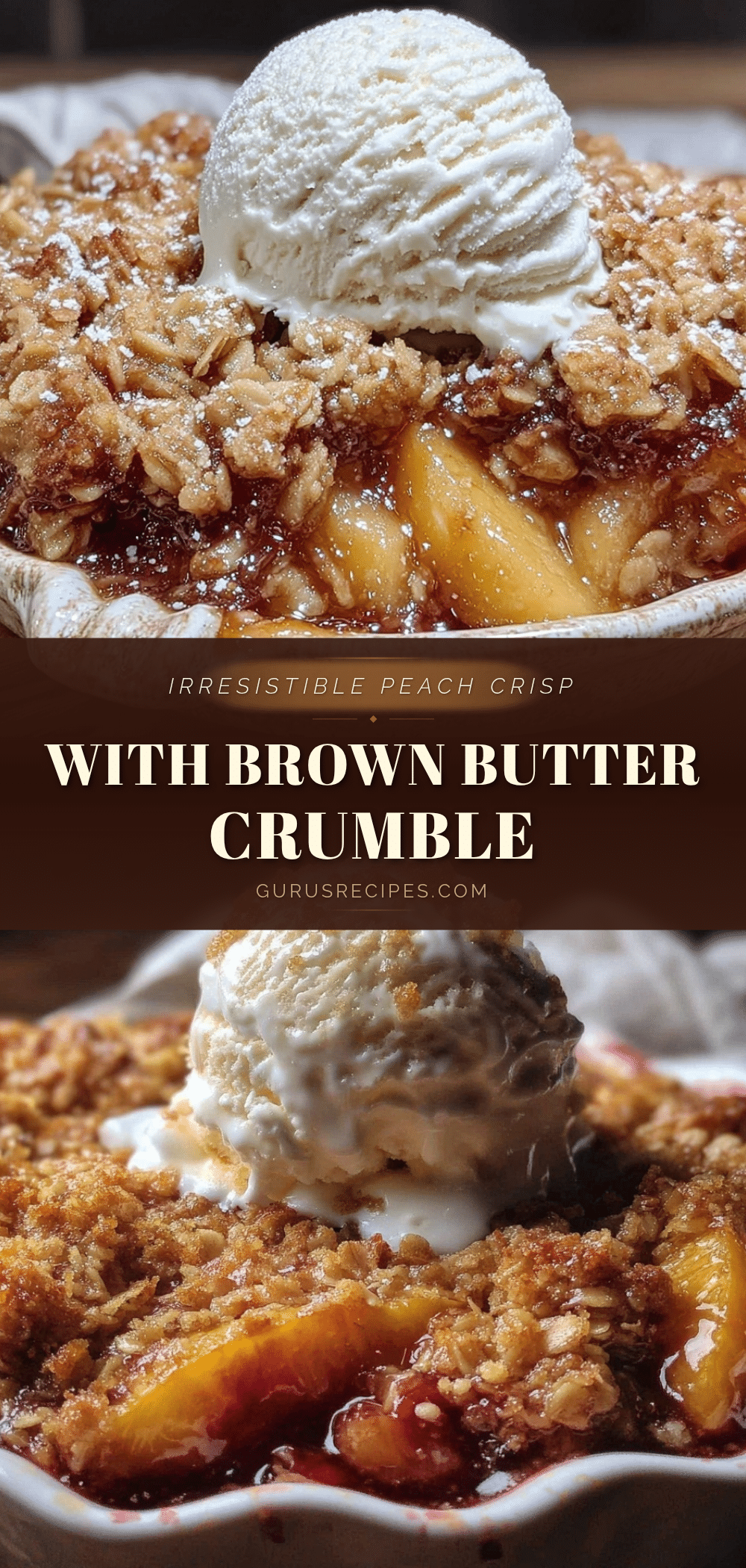 fresh peach crisp recipe