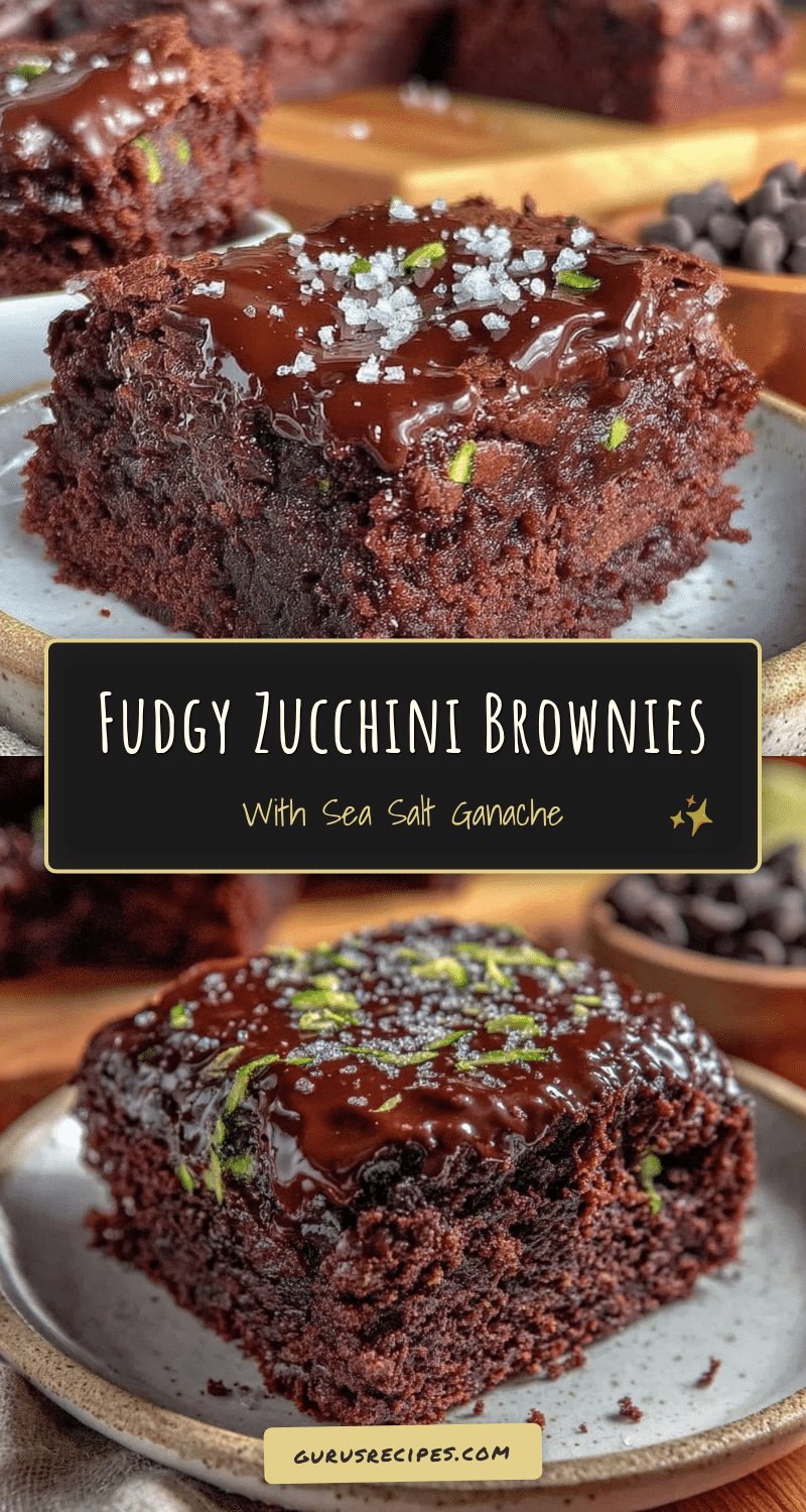 fudgy zucchini brownies recipe