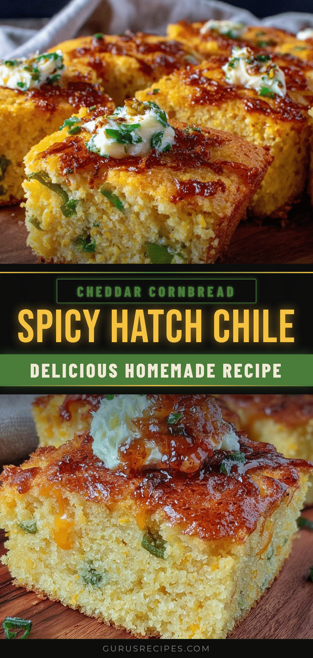 Hatch green chile cornbread recipe
