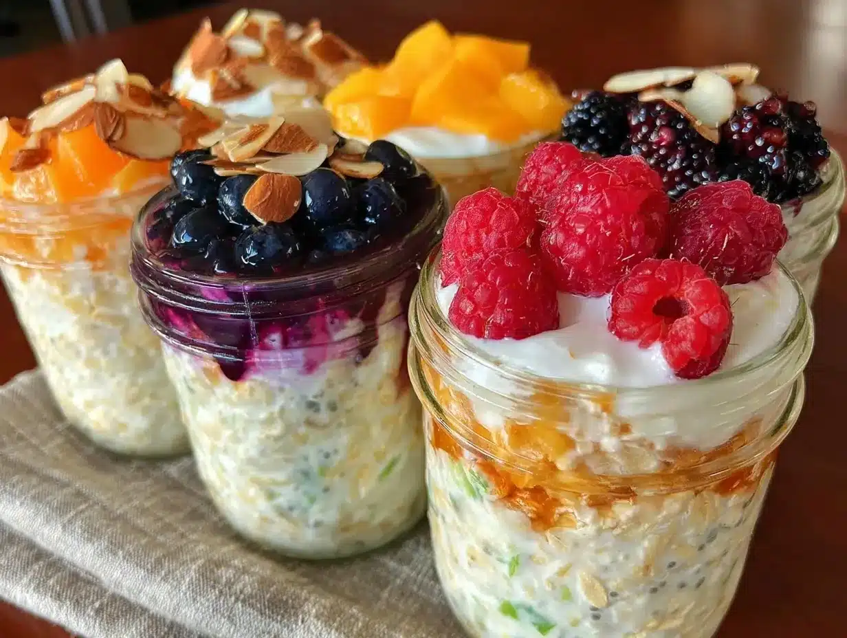 healthy overnight oats meal prep preparation steps