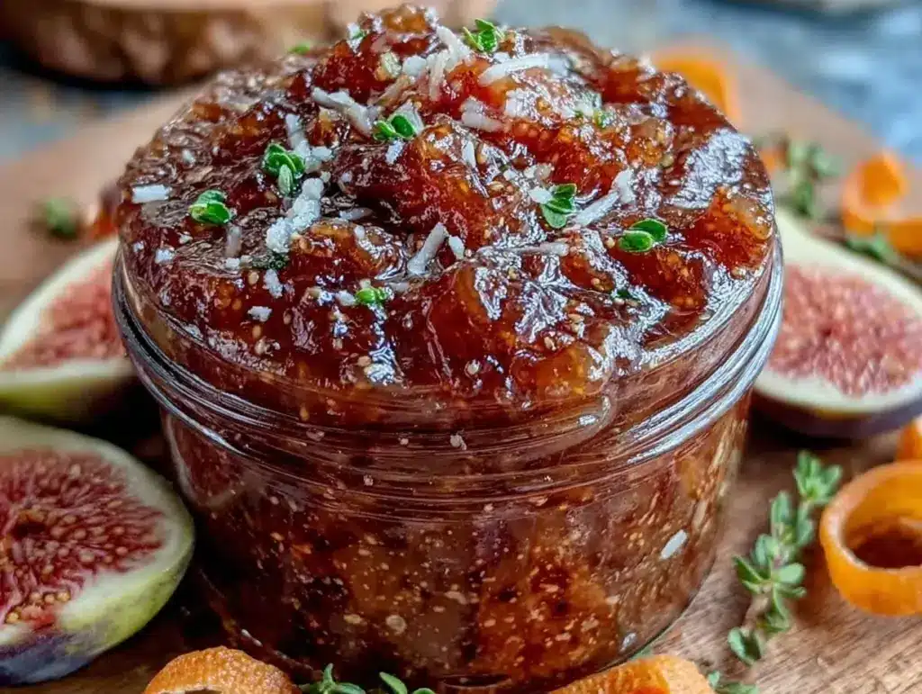 homemade fig preserves - featured image