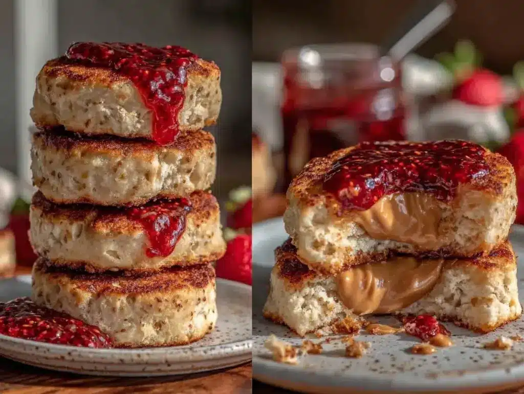 homemade uncrustable pb&j bites - featured image