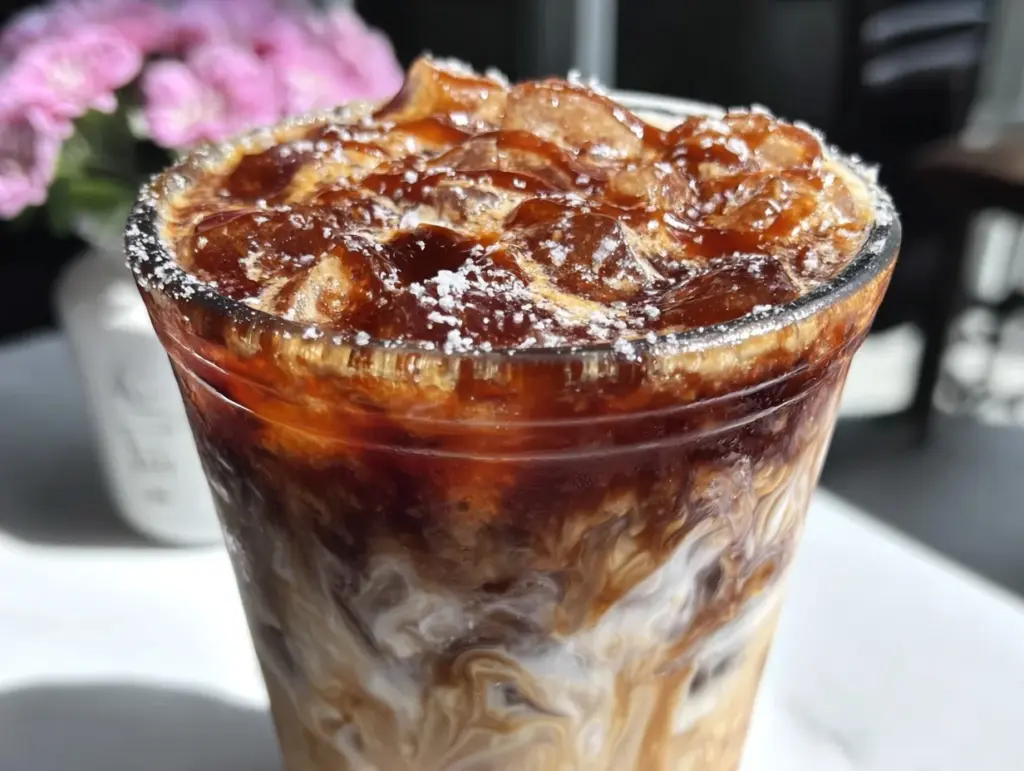 iced brown sugar oat milk shaken espresso - featured image