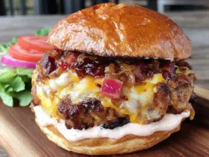 juicy homemade smash burger - featured image