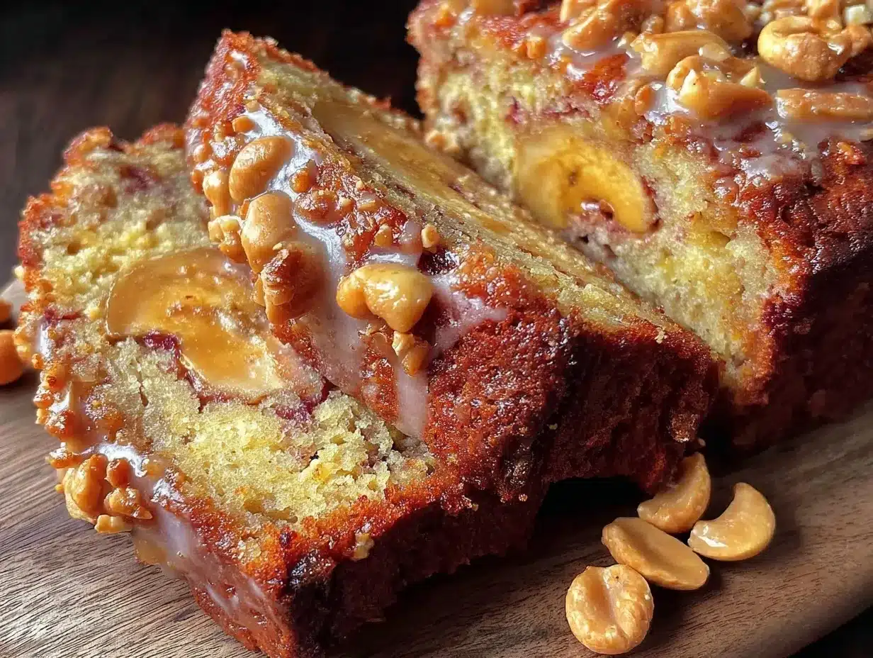 moist swirled peanut butter banana bread preparation steps