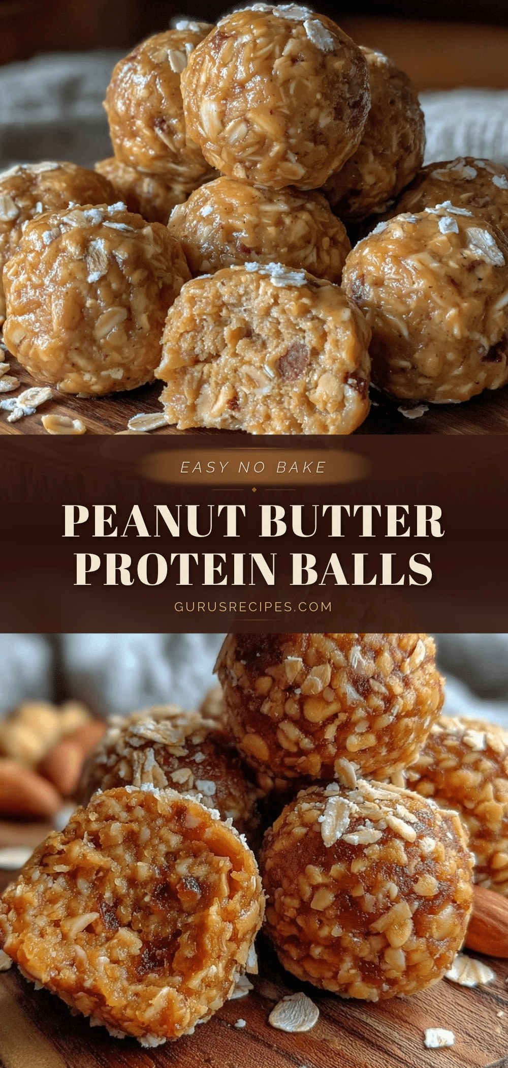 peanut butter oat protein balls recipe