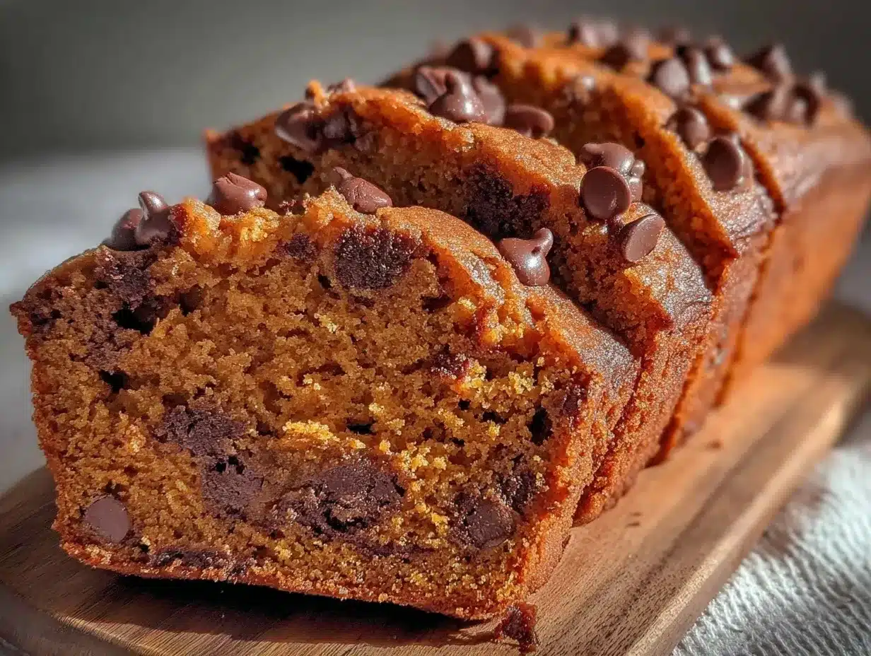 pumpkin chocolate chip bread preparation steps