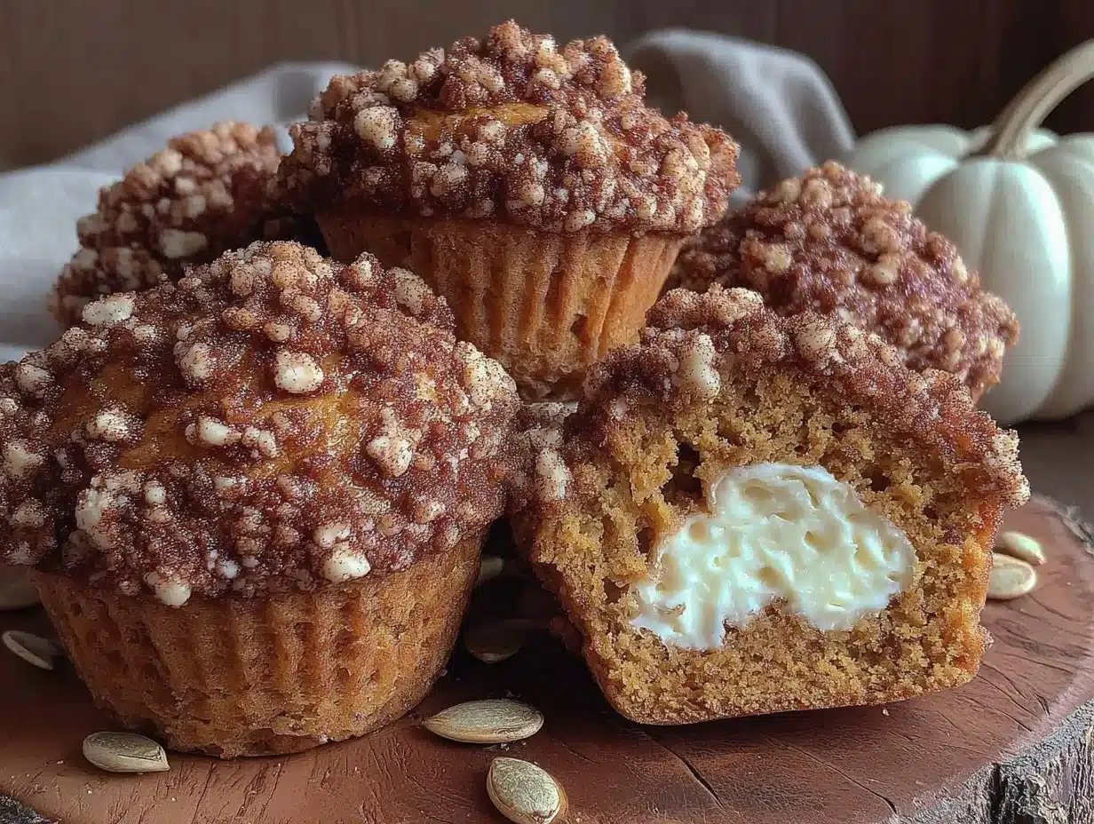 pumpkin cream cheese muffins preparation steps