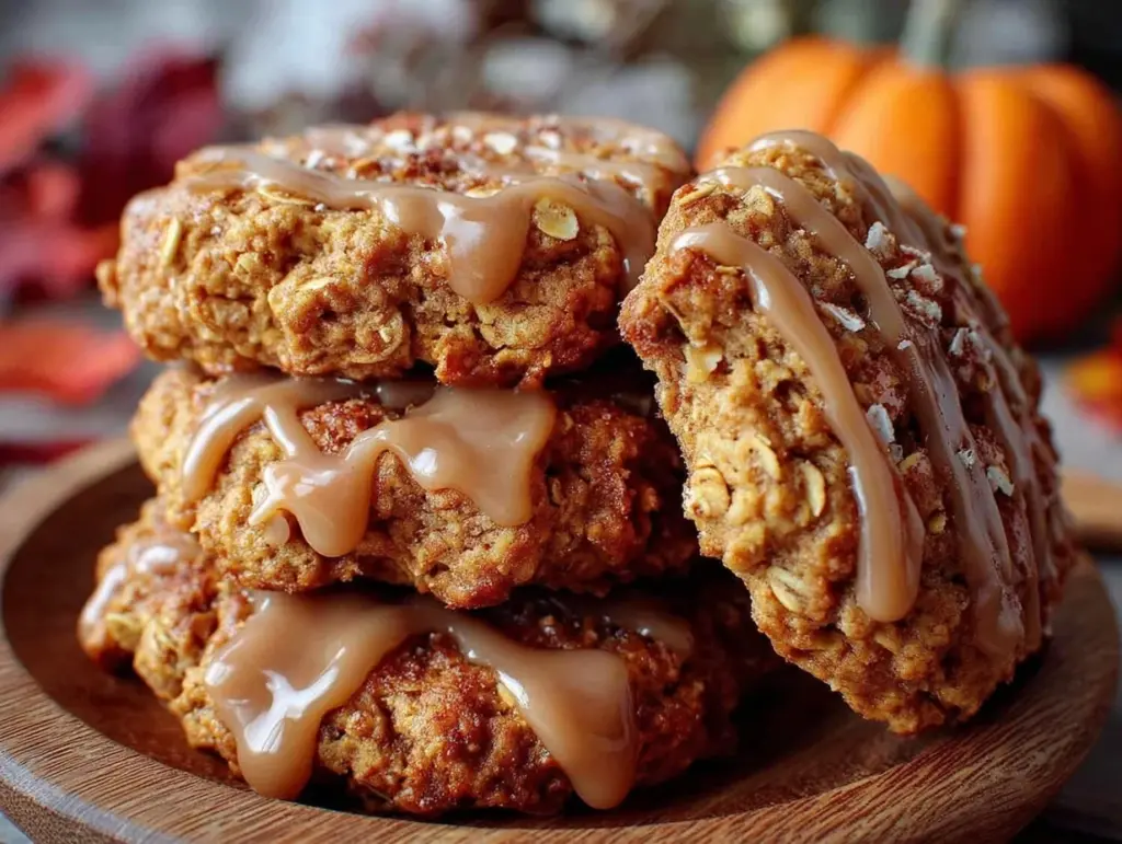 pumpkin oatmeal cookies - featured image