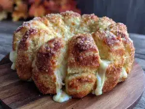 pumpkin-shaped pull-apart cheese bread - featured image
