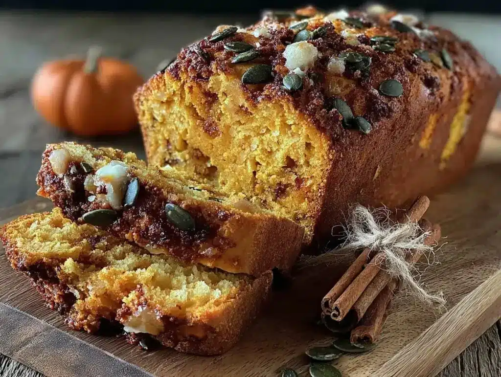 pumpkin sourdough bread - featured image