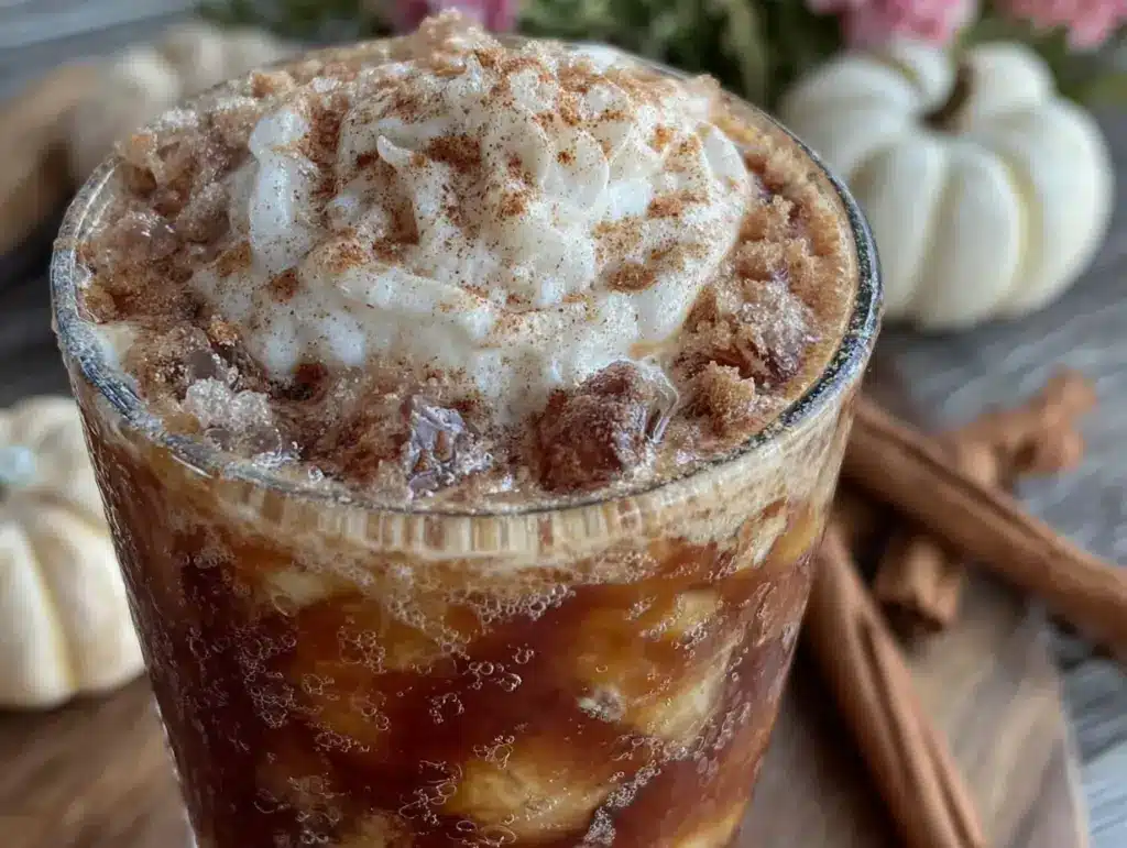 pumpkin spice cold foam iced coffee - featured image