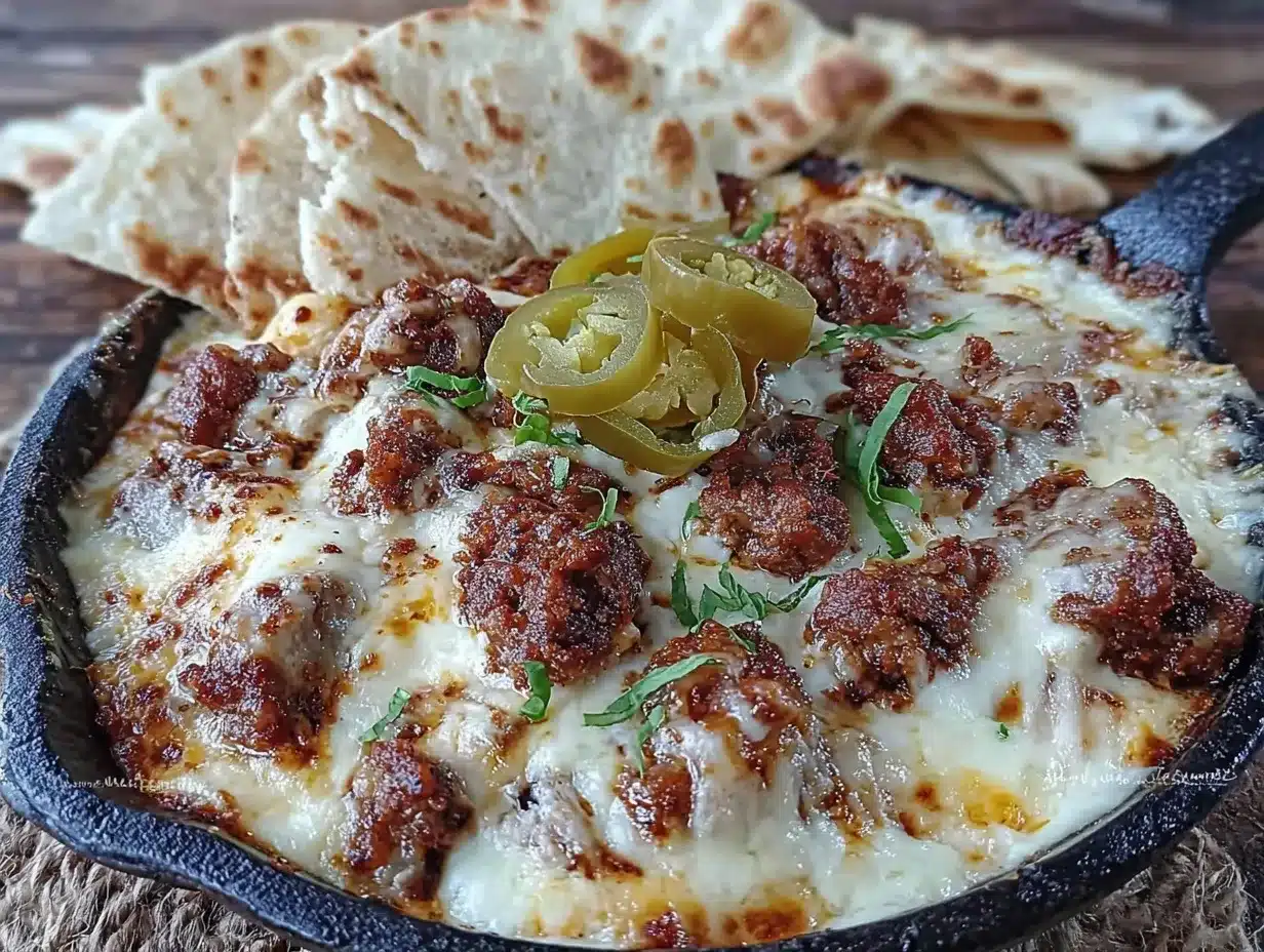 queso fundido dip preparation steps