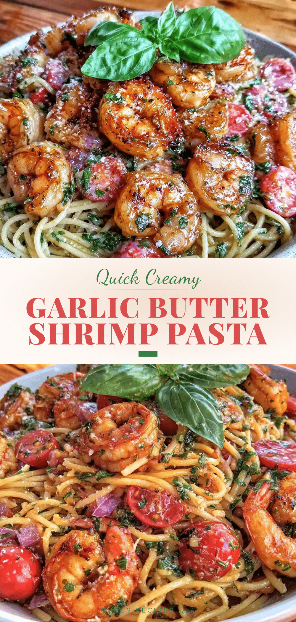 quick garlic butter shrimp pasta recipe
