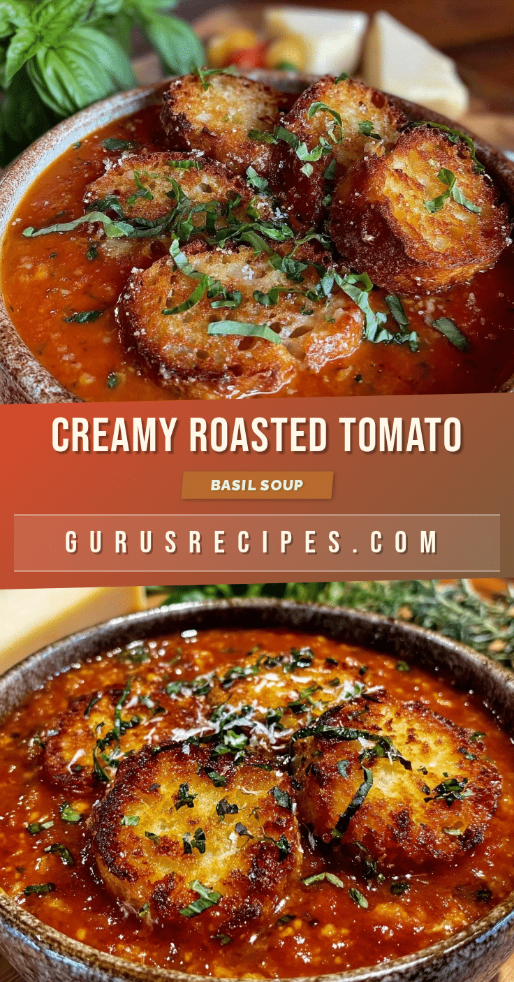 roasted tomato basil soup recipe