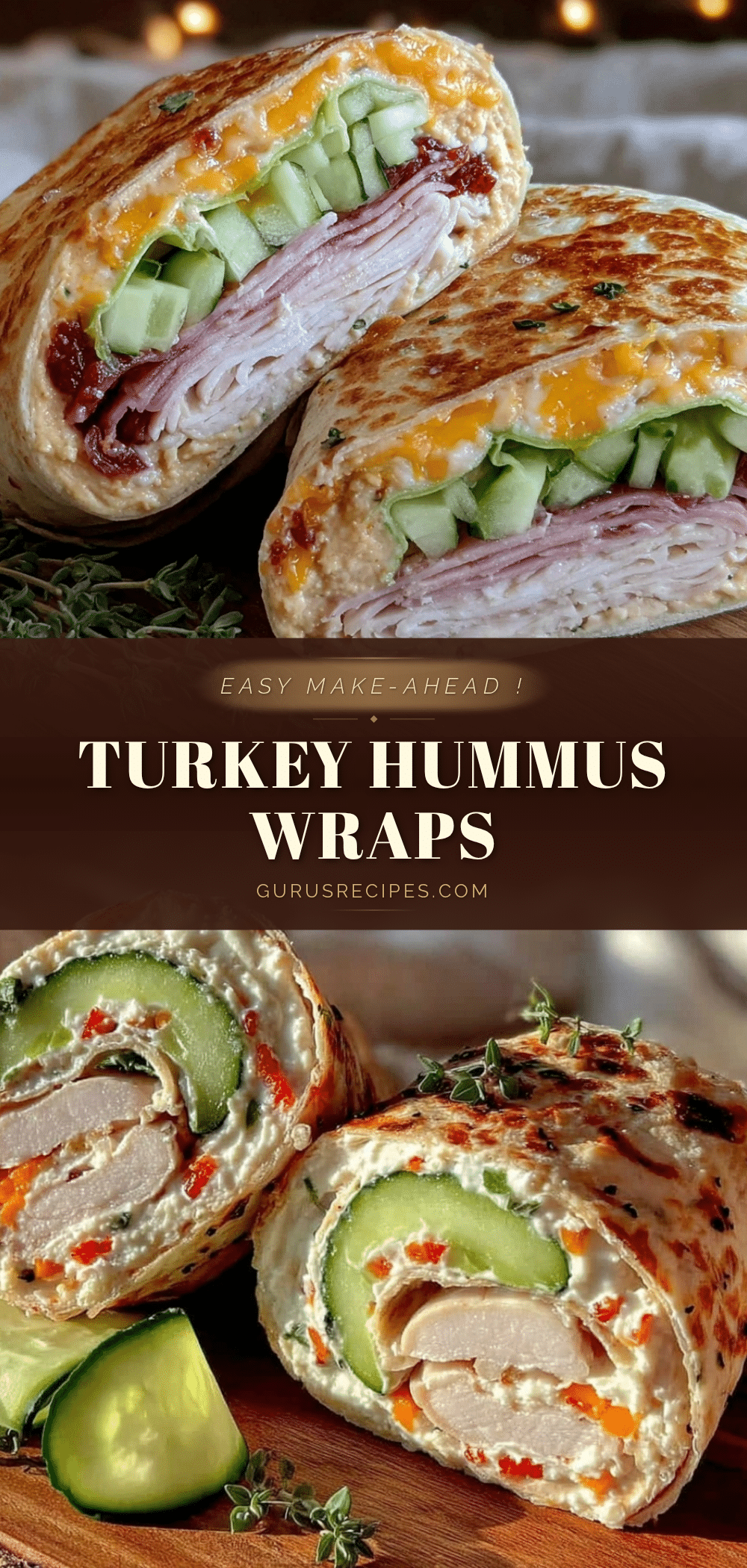 school lunch wraps recipe