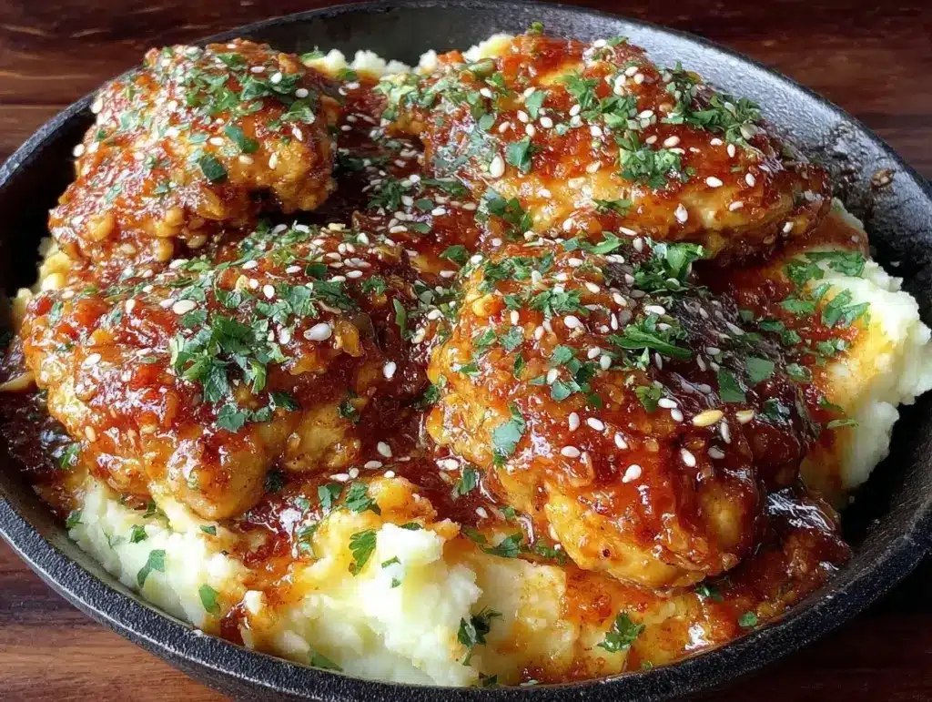 skillet gochujang butter chicken - featured image
