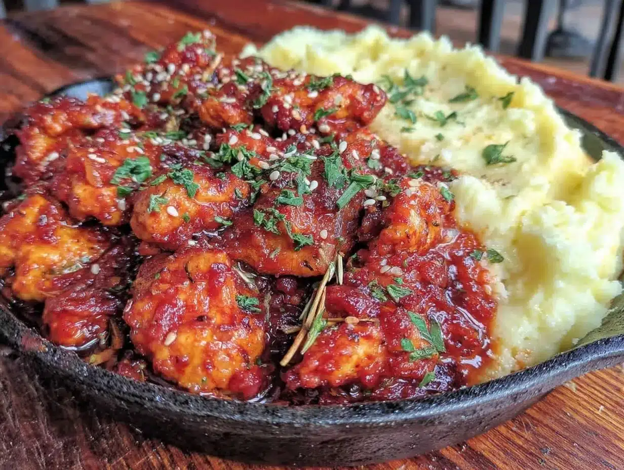 skillet gochujang butter chicken preparation steps